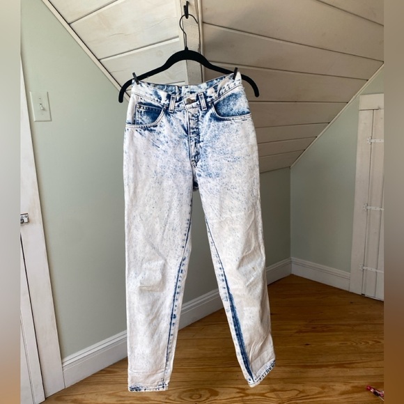 Vintage 80s Levi's 900 Series Acid Wash Women’s Jeans Size 7 - Picture 2 of 16